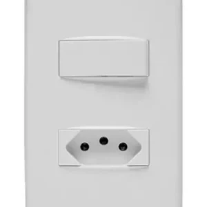 Interruptor Simples + Tomada 2p+t  4x2 10a 250v Duale Up