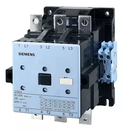 Contator 3x170a 220v 2na 2nf 3ts5222-0an2-siemens