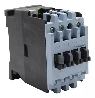 Contator De Potência 3p 9a 1na Siemens 3ts30100an2
