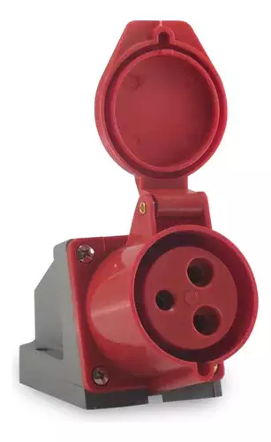 Tomada Sobrepor 3p+t 16a 380/440vca Ip44 Tss-4006 Soprano