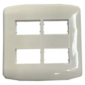 Placa 4x4 4 Modulos C/ Suporte Granbella Branca G03395 Weg