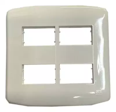 Placa 4x4 4 Modulos C/ Suporte Granbella Branca G03395 Weg