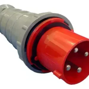 Plug Macho 3p+t 125a 380/415v Vermelho Ip67 Plp-4676 Soprano