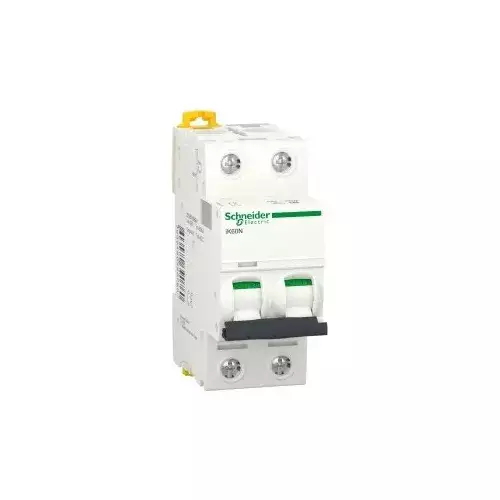 Disjuntor Bipolar 10A Curva C 6KA 220V - A9K24210 - Segurança e Confiabilidade