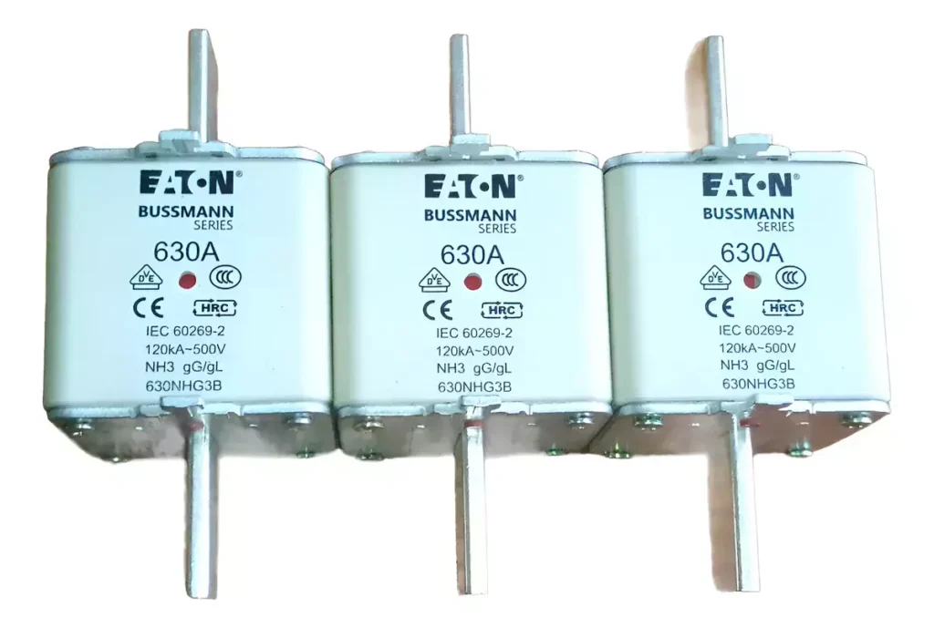 Fusivel Nh3 500a Retardado Classe Gl/gg Weg Fnh3-500u Gama De Voltagem 500v
