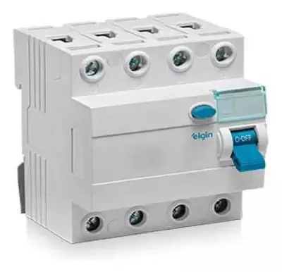 Disjuntor Diferencial Elgin Idr/dr 25a 30ma Tetrapolar 4polo