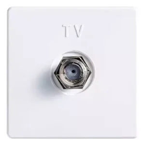 Modulo Duplo Tomada Coaxial Tv Branco S27 27476-35 Simon