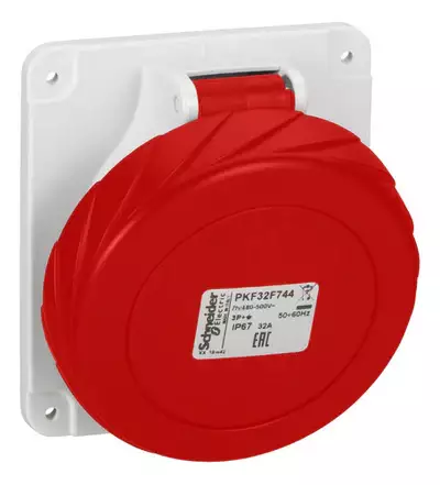 Tomada Embutir 3p+t 32a 480/500v Ip67 Pt 4245 Pkf32f744