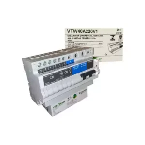 Disjuntor Diferencial 40a 6saídas Vitawatt Vtw40a220v1 S/cx