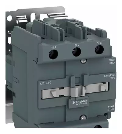 Contator 3p 80a 50/60hz 1na E 1nf Lc1-e80m7 Schneider 220vca
