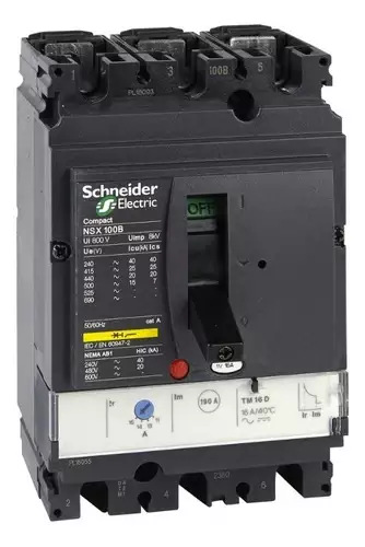 Disjuntor Caixa Moldada Nsx100b Tm25d 40ka 220v Lv429556