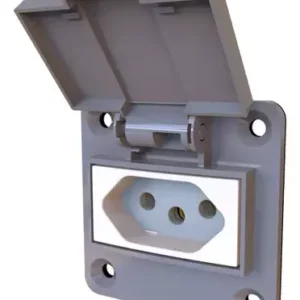 Tomada Embutir 2p+t 20a 250vca Ip44 Tes-3040 Soprano