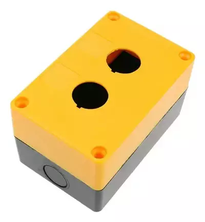 Caixa Plástica Para Botoeira 2 Furos 22 Mm - Brasiltec