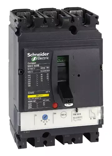 Disjuntor Caixa Moldada Tripolar 160a Nsx160b Tm160dlv430310