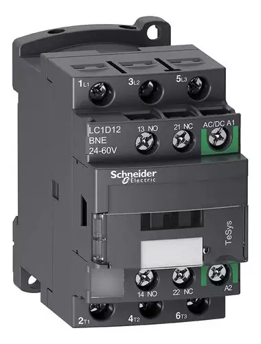 Contator Tripolar 12a 24-60v 1na+nf Lc1d12bne Schneider