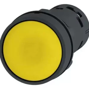 Botão Plástico Monobloco 22mm Amarelo Hb7ea55 Bhs