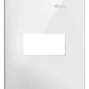 Placa 4x2 1 Módulo Horizontal Branca S35 35611-30 Simon