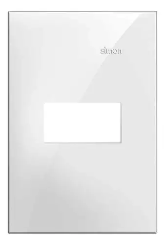 Placa 4x2 1 Módulo Horizontal Branca S35 35611-30 Simon