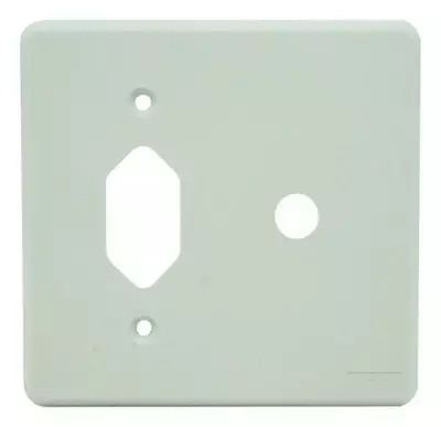 Placa 4x4 Tomada Hexagonal + Saída Fio Silentoque 54395 Pial