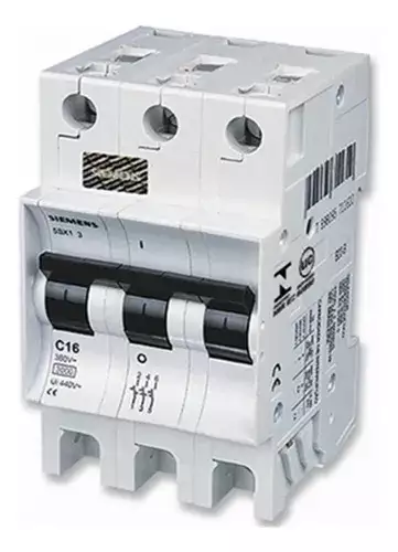 Disjuntor Tripolar 3x20a Curva C 5sx1 150-7 Siemens Antigo