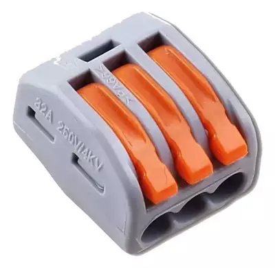 Conector De Emenda E Derivação 3p 0,5 A 4mm Ce4323