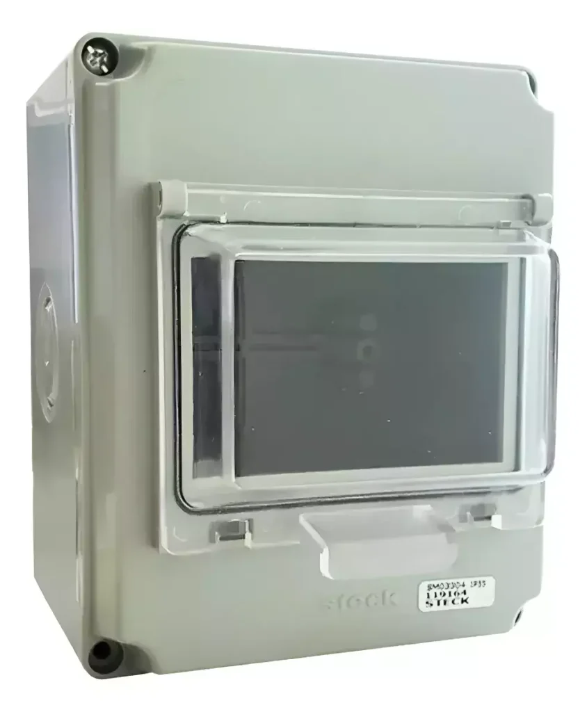 Caixa Quadro de Passagem para Disjuntor Sobrepor DIN 4 Sm03304 - Steck