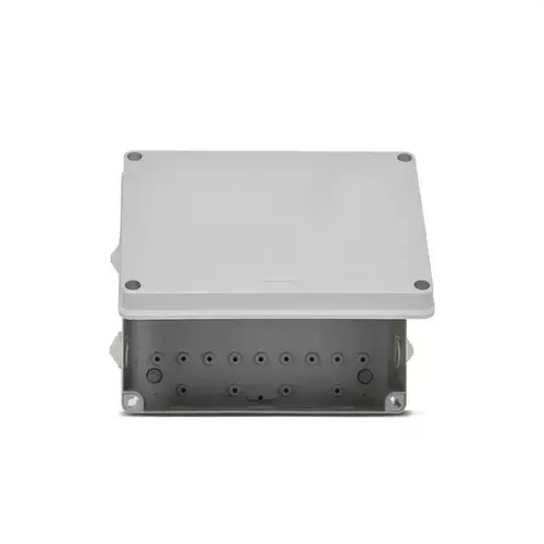 Caixa De Passagem 251x150x107mm S310 Steck Cor Cinza