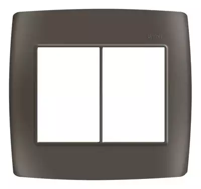 Placa 4x4 6 Modulos C/ Suporte Grafite S30 30913-58 Simon