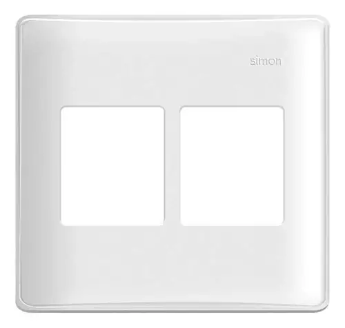 Placa 4x4 4 Módulos Horizontais C/ Suporte Br 19922-50 Simon