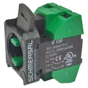 Elemento Bloco De Contato 2na E120 Ace Schmersal Atl 140033 Cor Verde
