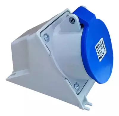 Tomada Sobrepor Steck 3p+n+t 16a 200/250v 9h Ip44 S5009