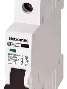 Disjuntor Monopolar 6a Curva C 4,5ka Elmd-1c6