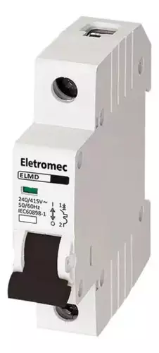 Disjuntor Monopolar 6a Curva C 4,5ka Elmd-1c6