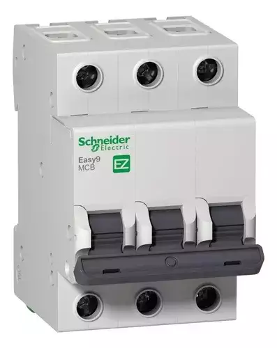 Disjuntor Tripolar Easy 9 Curva C 4A - Ez9f33304
