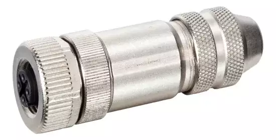 Plugue M12 Pin 2 Femea B-profibus Cabo Ip67 6÷8mm