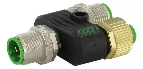 Conector T M12 Macho Femea 5p 744151-0000000