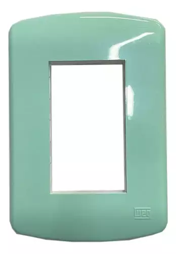 Placa 4x2 3 Modulos C/ Suporte Granbella Menta G0328 Weg