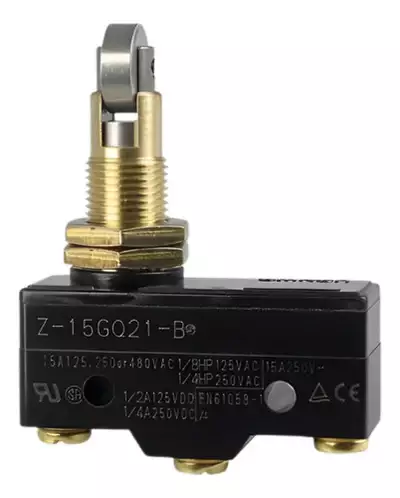 Chave Fim De Curso Micro Switch Z-15gq21-b Roldana 15a 250v