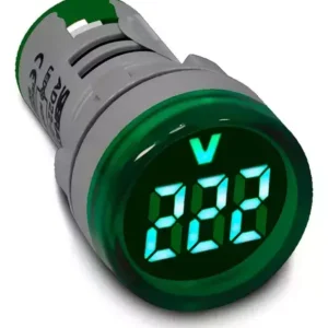Voltímetro Digital Ad22 De 20-500vca Verde