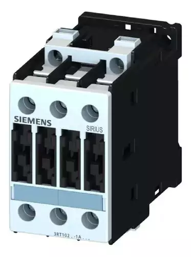 Contator Tripolar 12a 220vca 50/60hz 3rt10241an10 Siemens