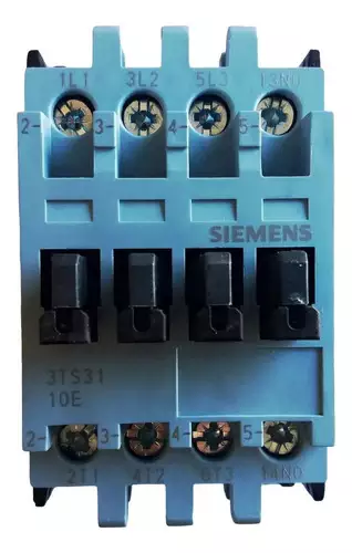 Contator De Potência 3p 12a 220v 1na 3ts31100an2 Siemens