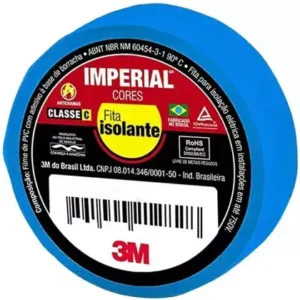 FITA ISOLANTE IMPERIAL CORES 18X10MT AZ