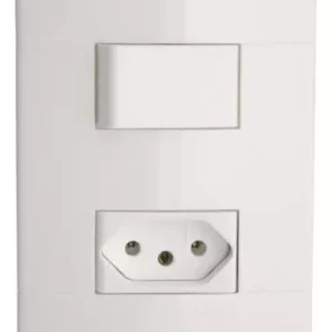 Conj C/ Interruptor Simples + Tomada 2p+t 10a Bc 4x2 Decor