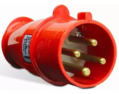 Plug Industrial 3p+t 16a 380/440v 6h Vermelho S-4076 Steck