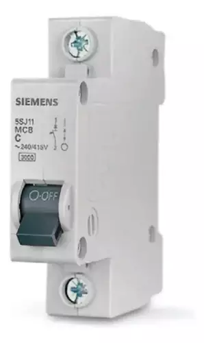 Disjuntor Curva C Monopolar 20a 3ka 5sj1120-7mb-siemens