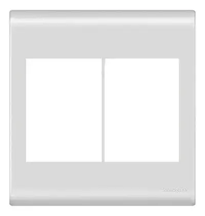 Placa 4x4 6 Postos Branco C/suporte 57106/031 Liz Tramontina