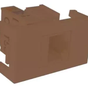 Modulo Tomada Rj45 C/keystone Cat 5e Md Marrom 913477 Weg