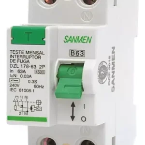 Interruptor Diferencial Residual Dr 2p 63a 30ma Eldr-263-30