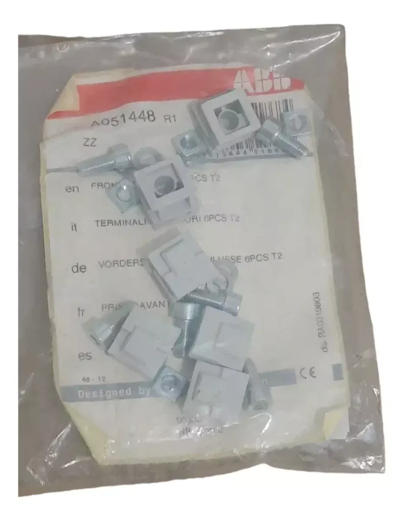 Kit F T2 Terminal Conexão Frontal Abb 6 Pç 1sda051448r1-abb