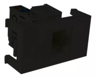 Modulo Tomada Rj45 C/keystone Cat 5e Md Preto 913478 Weg